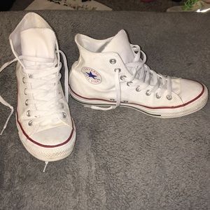High Top White Converse